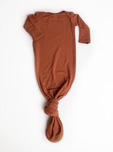 Load image into Gallery viewer, Knotted Gown in the colour Rust