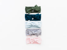 Load image into Gallery viewer, five coordinating colours of our baby headbands