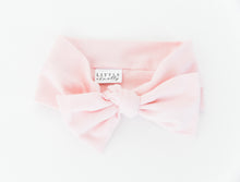 Load image into Gallery viewer, our bamboo stretch baby headband in light pink