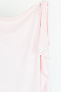 swaddle blanket in light pink