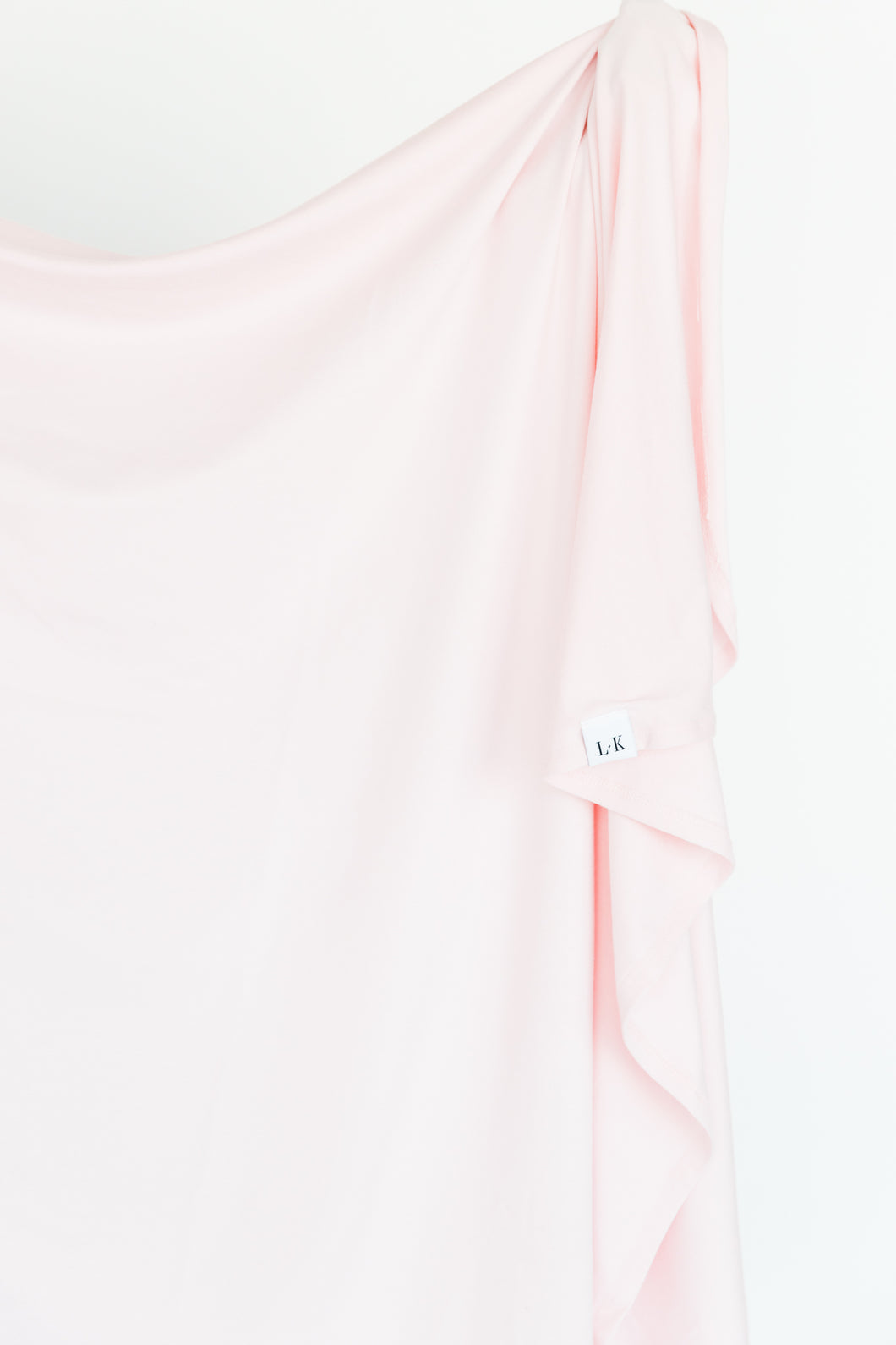 swaddle blanket in light pink