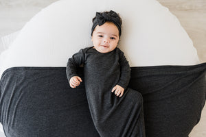 Bamboo Blanket - Charcoal Grey