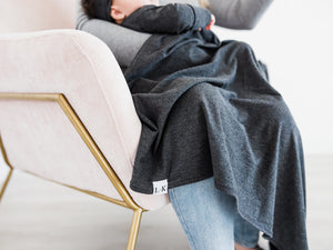 Bamboo Blanket - Charcoal Grey