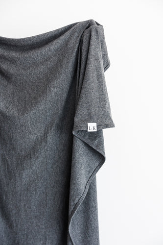 Bamboo Blanket - Charcoal Grey