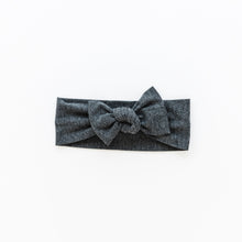 Load image into Gallery viewer, baby headband in charcoal grey