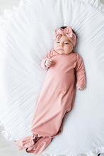 Load image into Gallery viewer, Bamboo Knotted Gown- Ash Rose