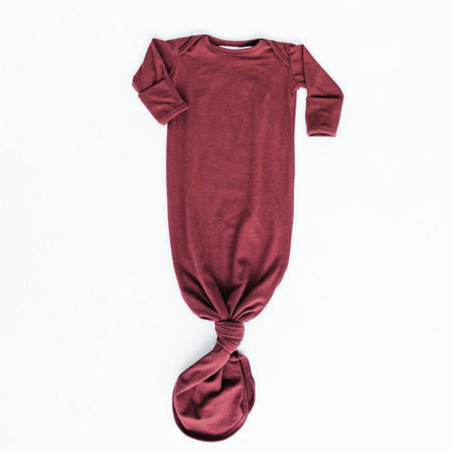 Cranberry Red Knotted Gown