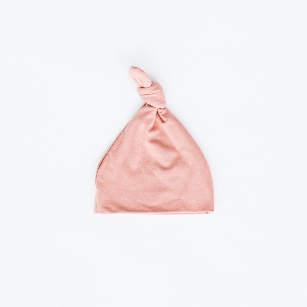 rose pink baby hat