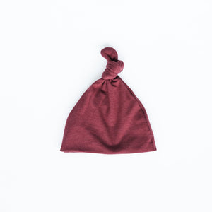 cranberry baby hat