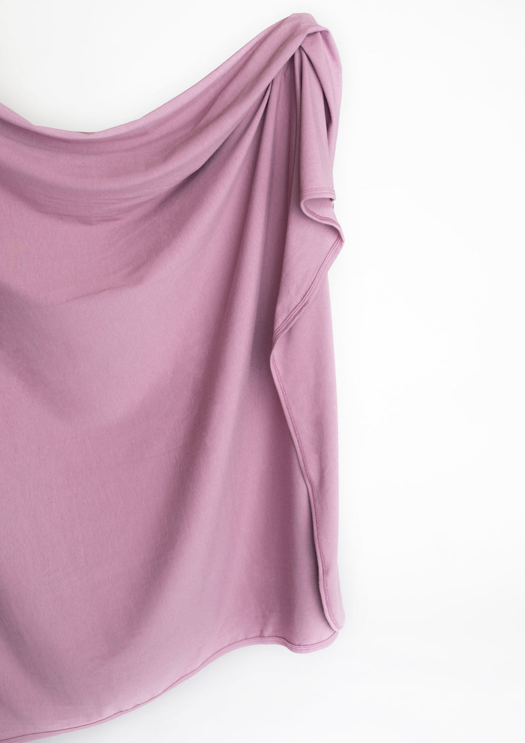 Mauve purple swaddle blanket