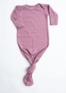 Mauve knotted gown