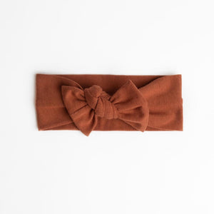 Rust Top knot headband